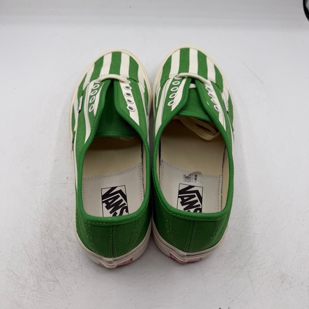 VANS OG Style 43 LX Low Shoes Men Sz 9 Lime Green Pinstripe Sneakers VN0A3DPBVQX - Picture 9 of 11